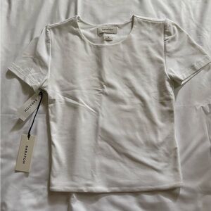 Babaton white top double lined